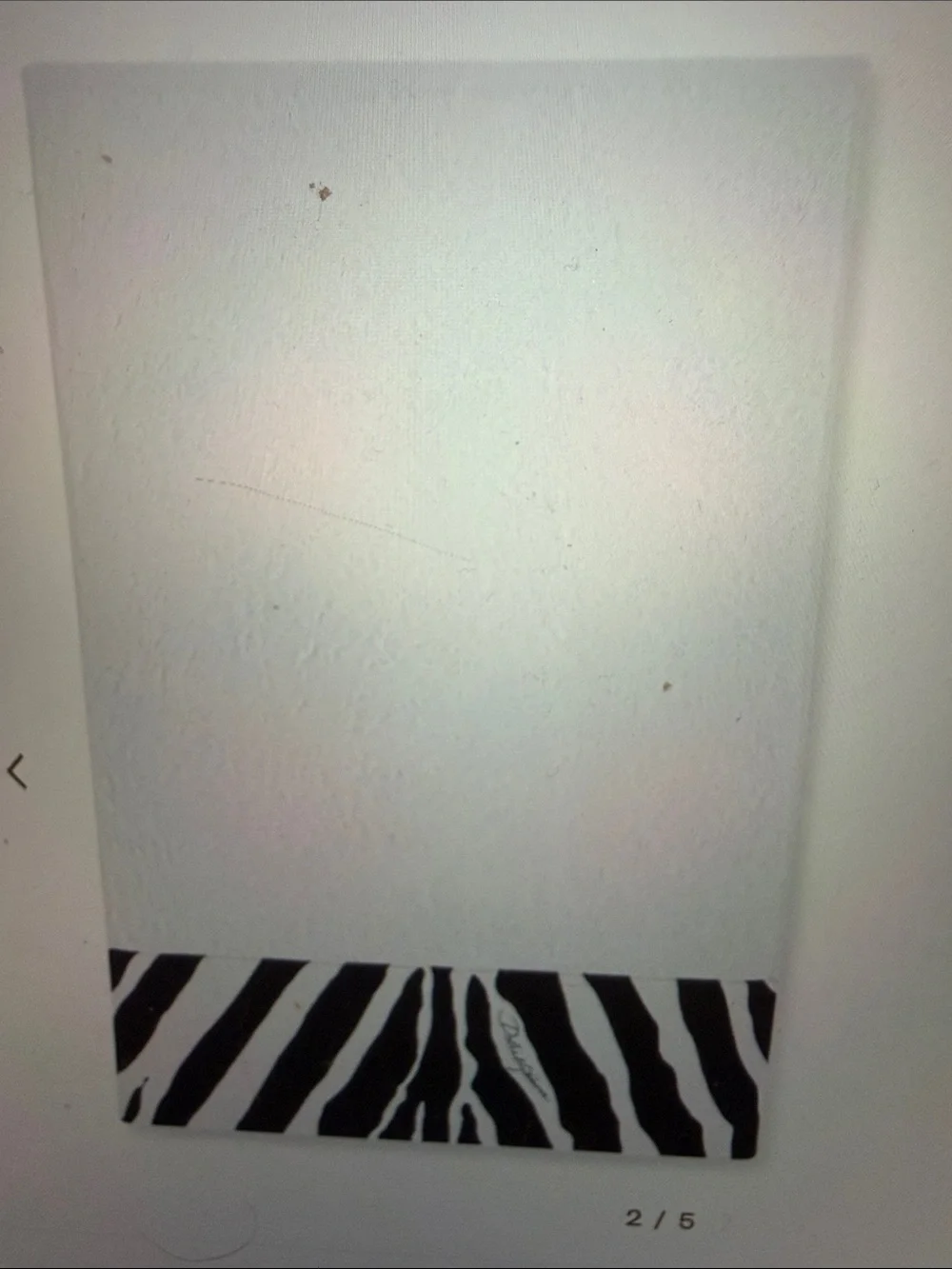 NWT Dolce & Gabbana Black and White Zebra Print 5 Towel Set